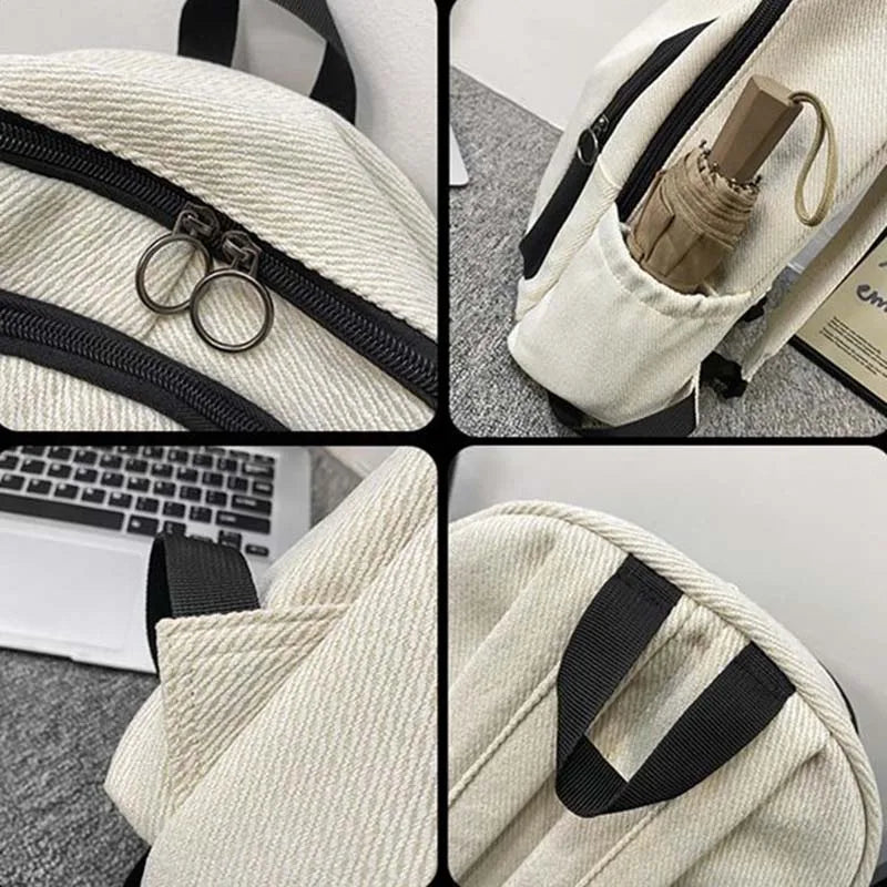 Preppy Style Backpacks All-match Basic School Backpack