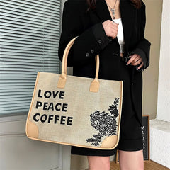 Canvas Tote Bag Women Handbags Shoulder Bag Underarm Capacity
