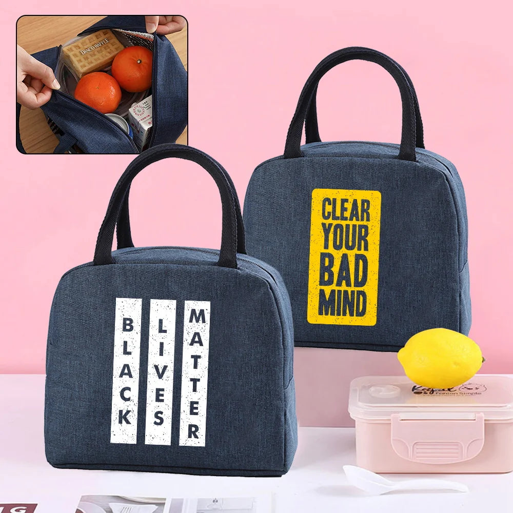 Food Thermal Lunch Box Insulated Cooler Bags for Women