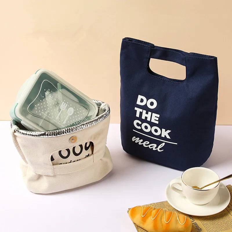 Insulated Heat Lunch Bags Thermal Women Picnic Bento Box Boys Thermo Pouch