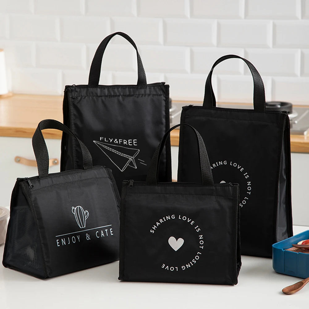 Insulated Lunch Bag Waterproof Lunch Box Bag Tote Bento Bag