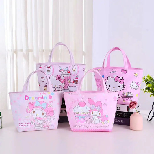 Insulated Lunch Box Bag Waterproof Handbag Lunch Bag Female