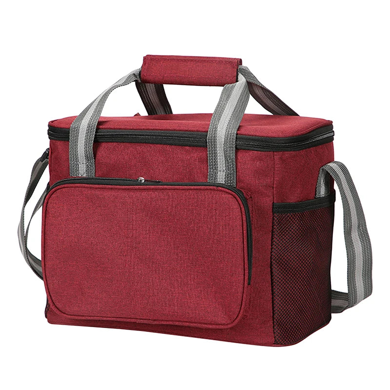 Insulated Lunch Bag Cooler Bag Thermal Portable Lunch Box Ice Pack Tote Food Pic