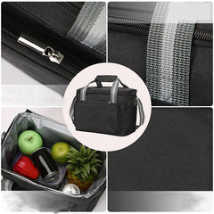 Insulated Lunch Bag Cooler Bag Thermal Portable Lunch Box Ice Pack Tote Food Pic