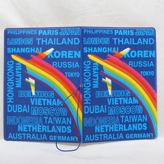 English Letter Women Passport Cover Waterproof Covers on Passport