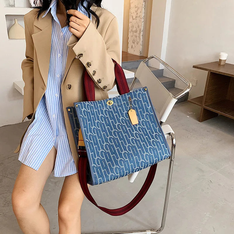 Fashionable Internet Celebrity Canvas Tote Bag