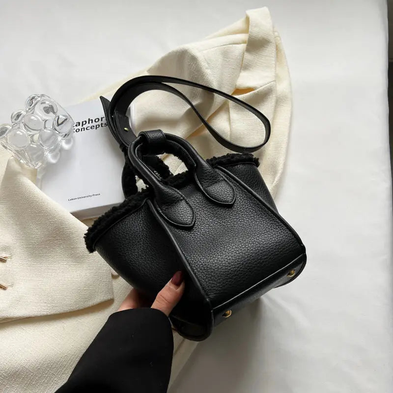 Women's Western Style Bucket Bag Autumn/Winter All-Match Messenger Bag