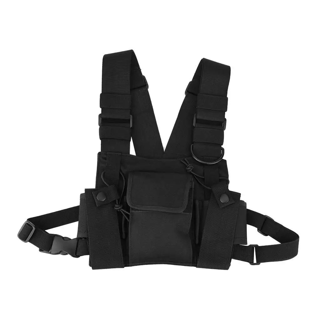 Interphone Tactical Chest Bag Field Outdoor Expansion Leather Case
