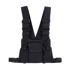 Interphone Tactical Chest Bag Field Outdoor Expansion Leather Case