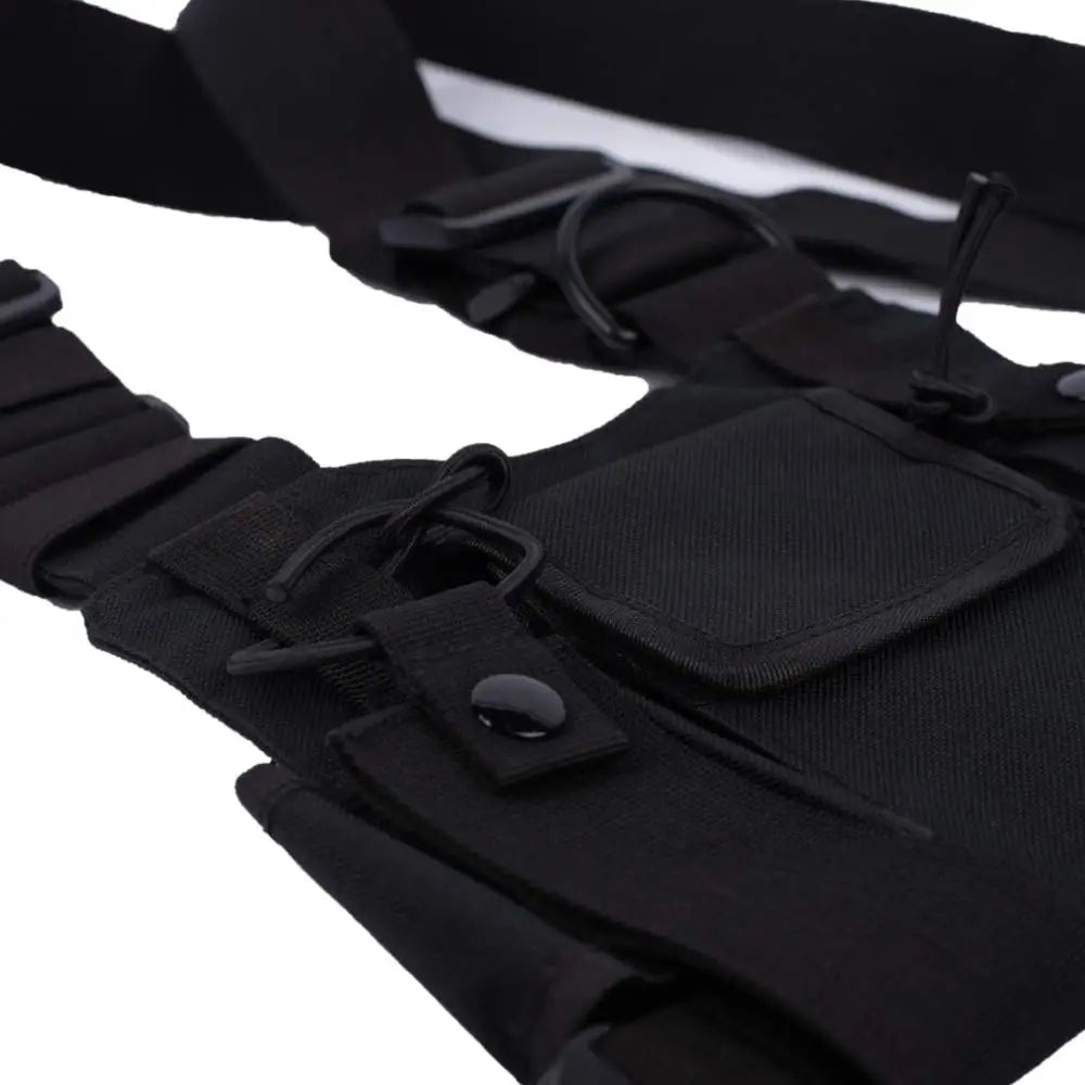 Interphone Tactical Chest Bag Field Outdoor Expansion Leather Case