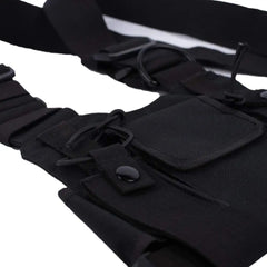 Interphone Tactical Chest Bag Field Outdoor Expansion Leather Case