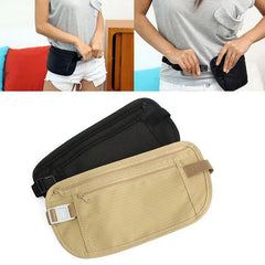Invisible Travel Money Belt Hidden Waist Security Wallet Bag