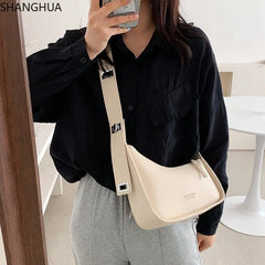 Square Shoulder Bag Women's Crossbody Handbag Casual Purse
