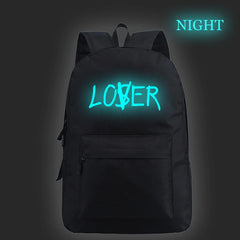 Luminous It Loser Backpack Men Women School Bag