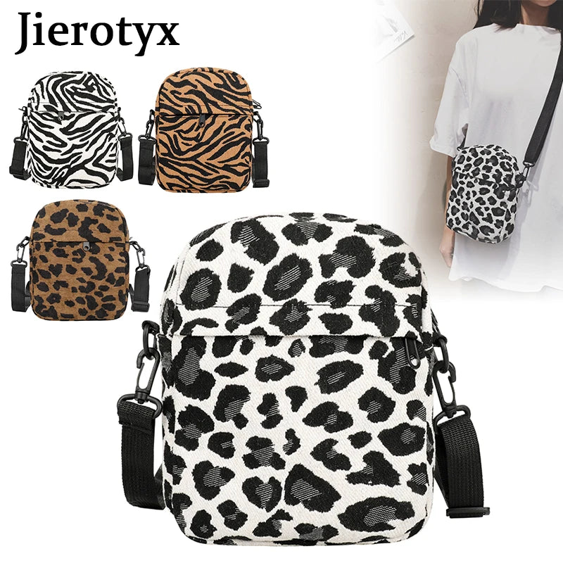 Leopard Printed Mini Women Crossbody Bags