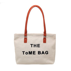 Brands Canvas Tote Letter Shopper Bag Women's Crossbody Bag