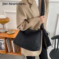 Women's Crossbody Bag with Knotted Chain Straps