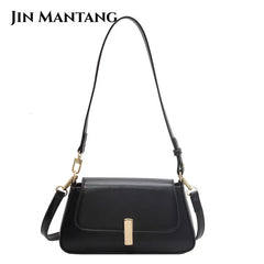 Flap Crossbody Bag Small PU Leather Handbag Purse Shoulder Side Sac