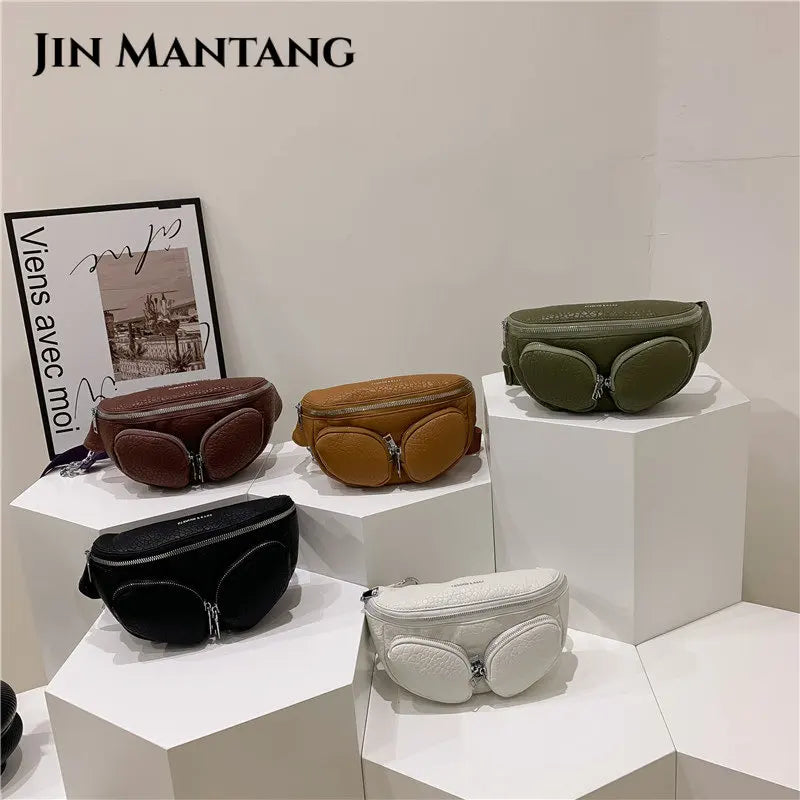 Crocodile Pattern Waist Bag for Women, Phone Packs Fanny Chest Pack