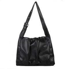Women Shoulder Bags Soft PU Leather Handbag Casual Lady Totes Large Capacity