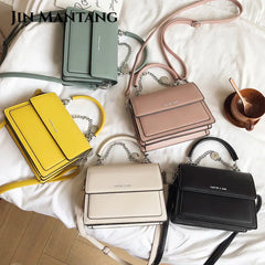 Totes Bags Women Solid Handbags PU Leather Shoulder Bag Female Daily Totes