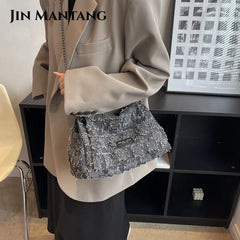 Vintage Canvas Shoulder Crossbody Bags Women Handbag Purses Ladies Messenger Bag