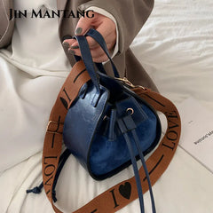 Vintage Matte Shoulder Crossbody Bag Women's Triangle Handbag