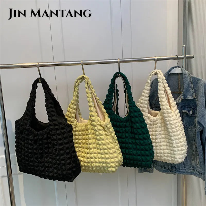 Women's Soft Winter Tote Bag Large Capacity Shoulder Bag Ladies Handbag