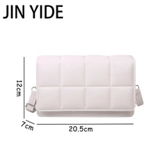Spring Wild Plaid Shoulder Bag Women Ladies Small Square Bag