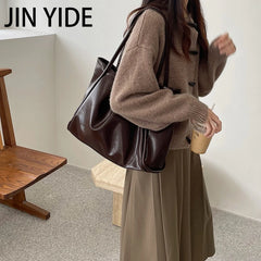 Large Capacity PU Leather Handbag for Women