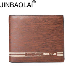 Men's Short Embossed Wallet Multi-card Wallet