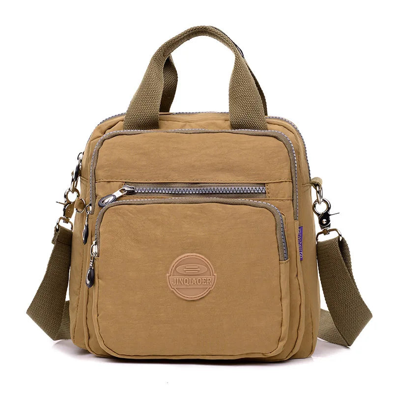JINQIAOER Women Bag Waterproof Nylon Shoulder Messenger Bags