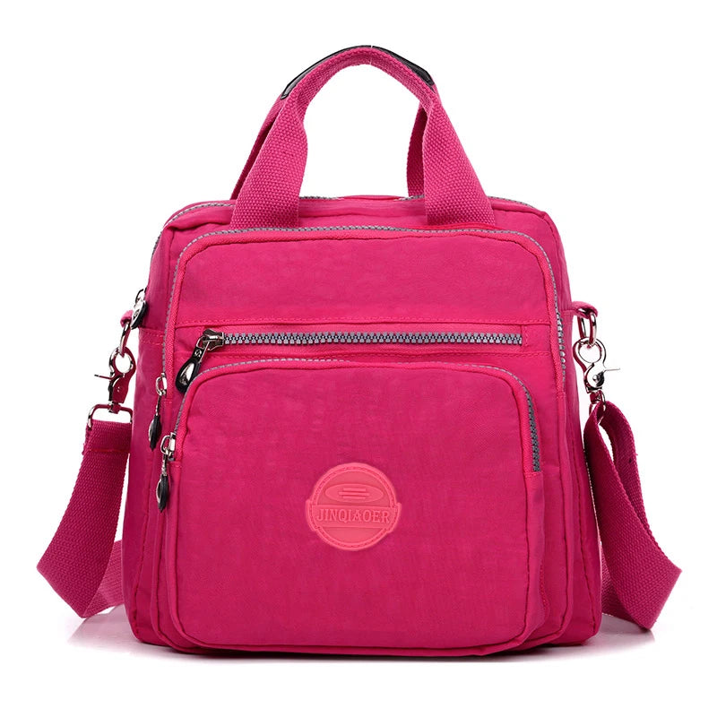 JINQIAOER Women Bag Waterproof Nylon Shoulder Messenger Bags