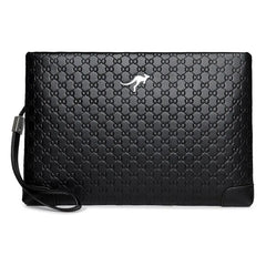 Men's Clutch Handbag PU Leather Long Wallet Business Bag