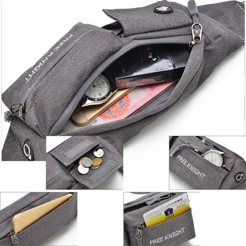 JNKET Multifunctional Waist Pack Bag for Outdoor Sports