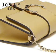 Women Shoulder Bag Retro Solid PU Leather Casual