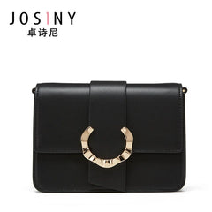 Women Shoulder Bag Retro Solid PU Leather Casual