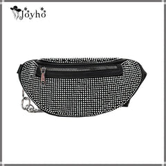 JOYHO Women's Diamonds Fanny Pack Waist Bag Chest Bag
