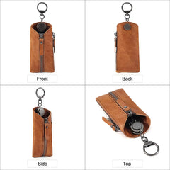 Leather Key Wallets Keychain Case Bag Men Key Holder Housekeeper Keys Organizer