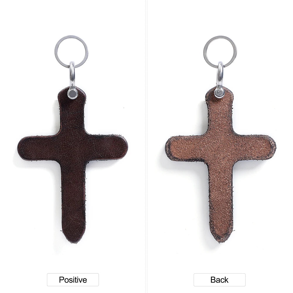 Vintage Leather Keychain Car Key Ring Key Holder