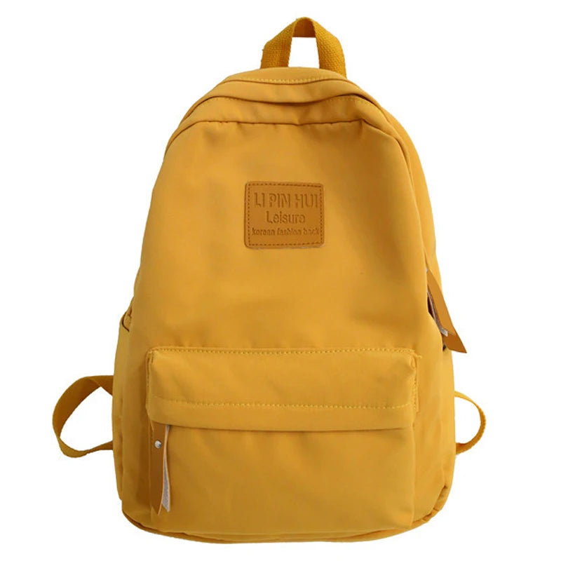 Nylon School Bags Waterproof Backpack for Teen Girls