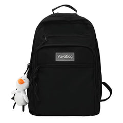 High Capacity Women Backpack Female Multiple Pockets Student Rucksack