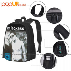 Jackass Backpack Large Capacity Schoolbag Sports Bag