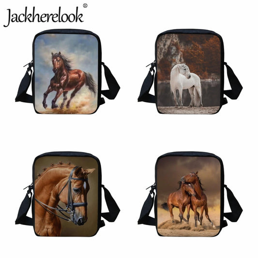 Children's Horse Pattern Messenger Bag