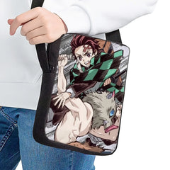 Jackherelook Nezuko Manga Rengoku Shoulder Bag for Children Girls