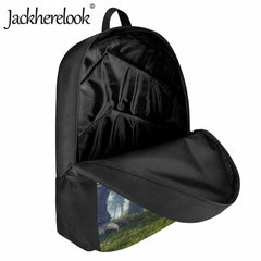 Dinosaurs in Ancient Times Pattern School Bags for Boys