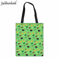 Irish St. Patrick's Shoulder Bag Women's Handbag Eco Friendly Canvas Shopping