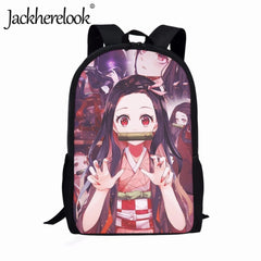Japanese Kamado Nezuko Book Bag for Kids