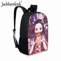 Japanese Kamado Nezuko Book Bag for Kids