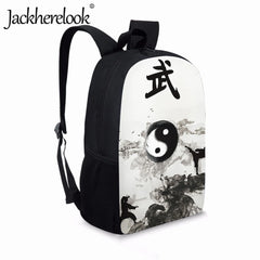 Chinese Style Martial Arts Pattern School Backpack